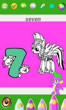 Kids Coloring  Book little Pony princess screenshot 4