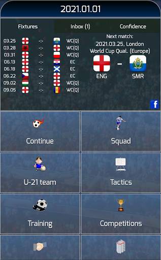 True Football National Manager screenshot 1