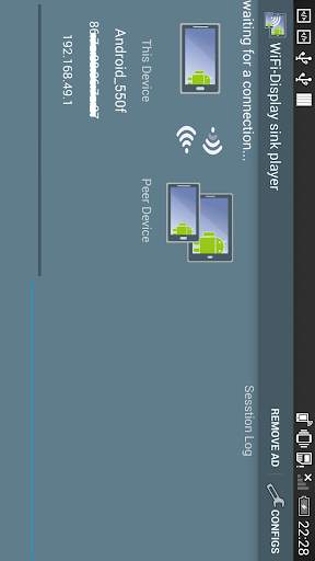 WiFi-Display(miracast) sink screenshot 1