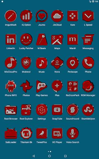 Red Icon Pack 19 تصوير الشاشة