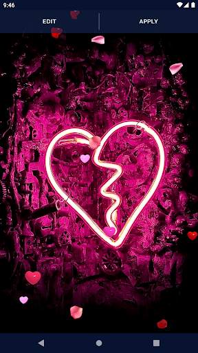 Love Hearts Live HD Wallpaper screenshot 7