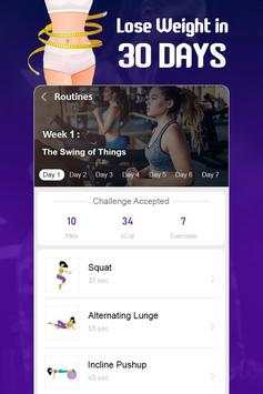 Weight Loss in 30 Days - Fat Burning Exercises screenshot 2