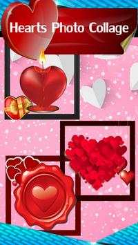 Hearts Photo Collage screenshot 1