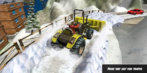 Heavy Snow Plow Clean Road Sim screenshot 4