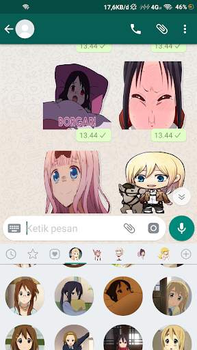 Anime Sticker  For Whatsapps 2 تصوير الشاشة