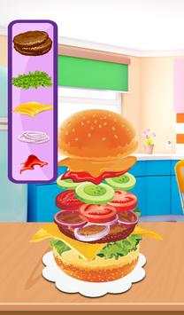 Sky Burger Maker Cooking Games screenshot 8