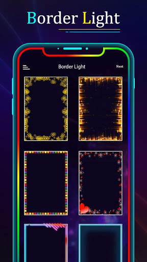 Colorful Border Light - Edge Live Wallpaper LED screenshot 4