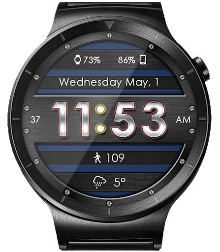 Metallic Mesh HD WatchFace Widget & Live Wallpaper screenshot 17