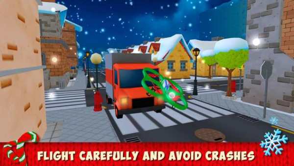 Christmas Cartoon Drone Sim screenshot 3