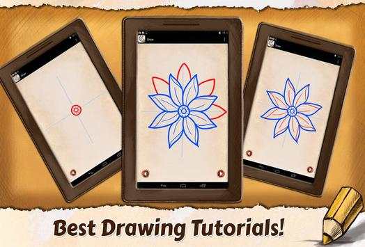 Art Draw Tattoo Flowers screenshot 5