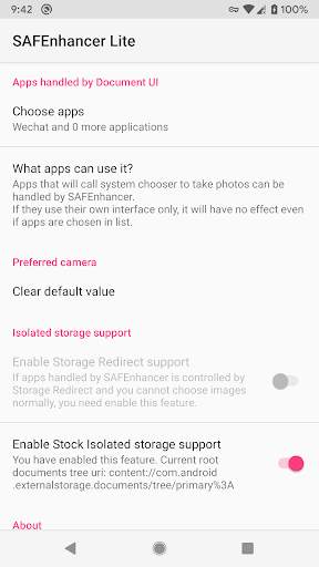 SAF Enhancer Lite screenshot 1