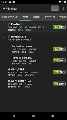 WiFi Monitor: analizzatore di reti Wi-Fi screenshot 3