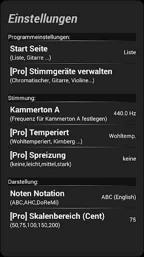 Stimmgerät Instrument Tuner screenshot 5