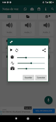 Mensagens voz. Mudar & baixar screenshot 5