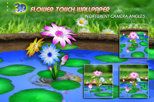 3D Flowers Touch Wallpaper screenshot 10