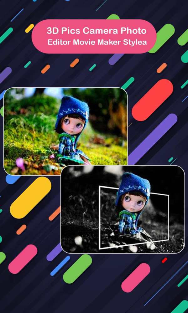 3D Pics Camera Photo Editor Movie Maker Style screenshot 7