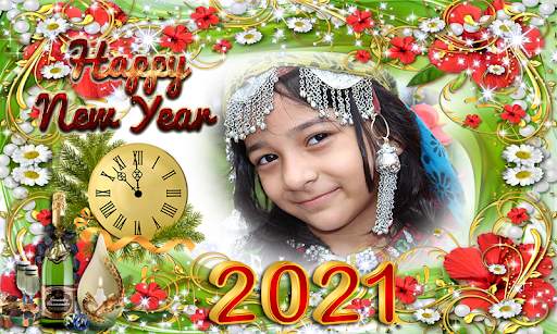 Happy New Year Photo Frame 2021 screenshot 4