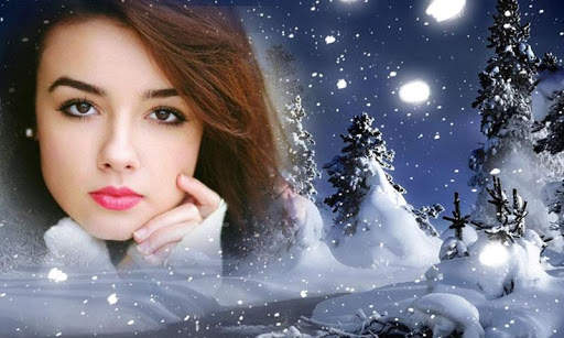 Snowfall photo frame screenshot 1
