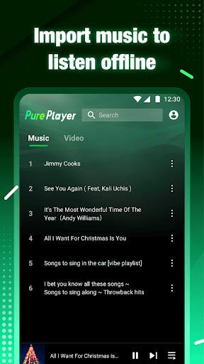 Music Player App - Pure Player screenshot 2