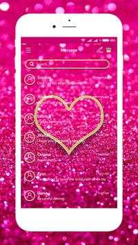 Glitter SMS themes - Message for Girls screenshot 2