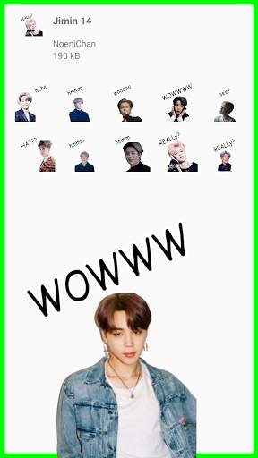 Jimin BTS Stickers for WhatsApp screenshot 6
