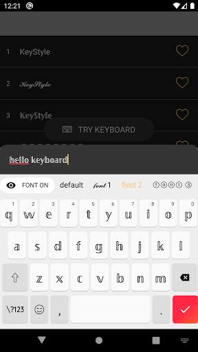 KeyStyle - Font Keyboard, Fancy, Emoji Stylish screenshot 1
