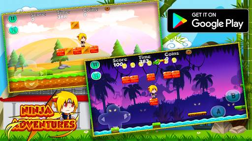 Ninja Jump - The Brave Ninja Adventure screenshot 1