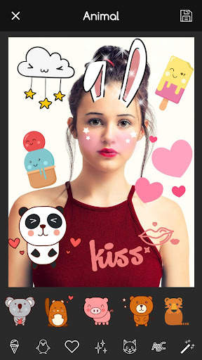 Kawaii Photo Editor: Deco Cute Stickers Filters screenshot 3