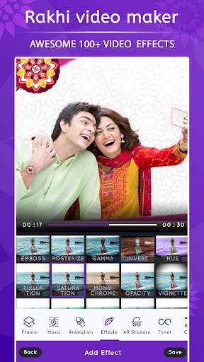 Rakhi Video Maker : Rakshabandhan Video Maker स्क्रीनशॉट 6