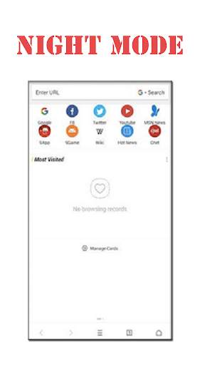 New UC-e Browser screenshot 2