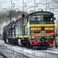 Trains Jigsaw Puzzles Games logo