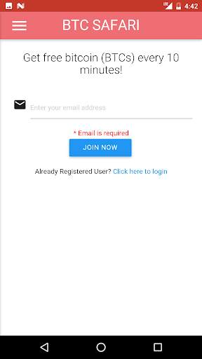 BTC SAFARI - Free Bitcoin screenshot 1