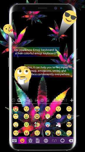 Weed Rasta Keyboard for Android GO🔥 screenshot 2