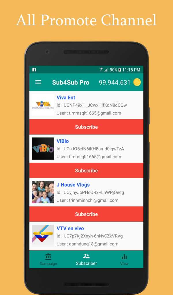 Sub4Sub Pro For Youtube screenshot 5