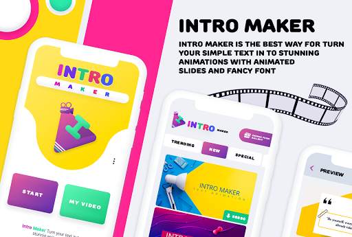 Typography - Intro Maker, Animated Video Maker screenshot 1