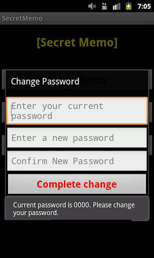 Secret Memo(Free note) screenshot 4