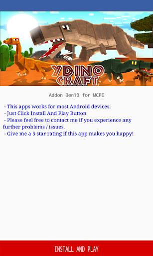 Dino Craft for Minecraft PE screenshot 1