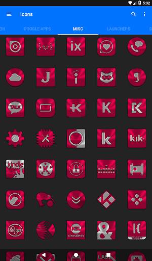 Crimson Icon Pack screenshot 15