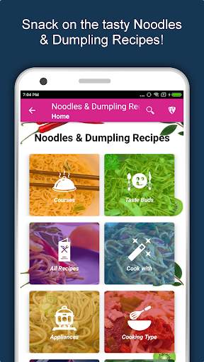 400  Noodles & Dumpling Recipes Offline, Foods screenshot 2