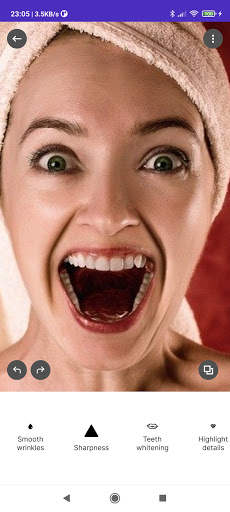 Face editing retouch Facefact screenshot 4