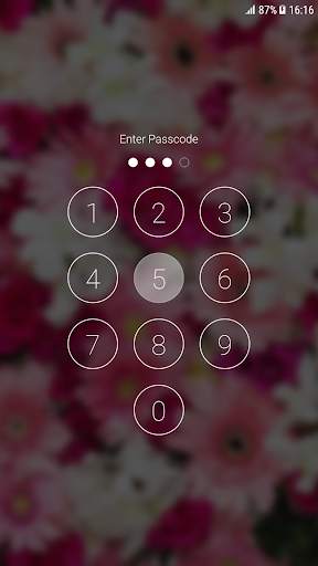 Spring Flowers Pattern Lock Screen 6 تصوير الشاشة