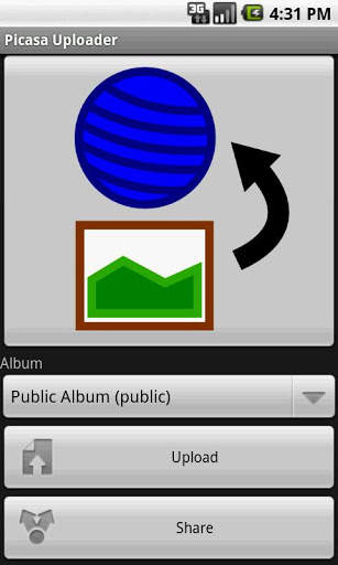 Picasa Uploader screenshot 1