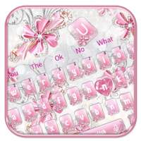 Glittering Diamond Flower Keyboard on 9Apps