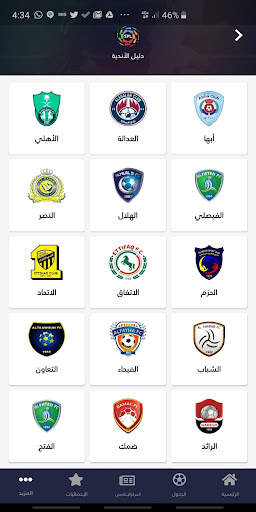 الدوري السعودي للمحترفين screenshot 7