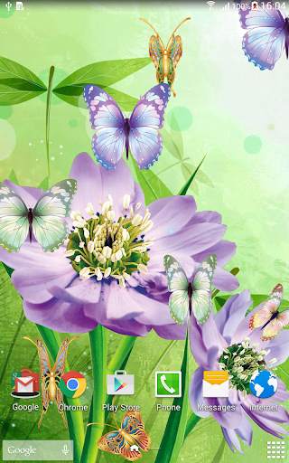 Cute Butterfly Live Wallpaper screenshot 7