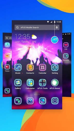 Night music carnival theme screenshot 2