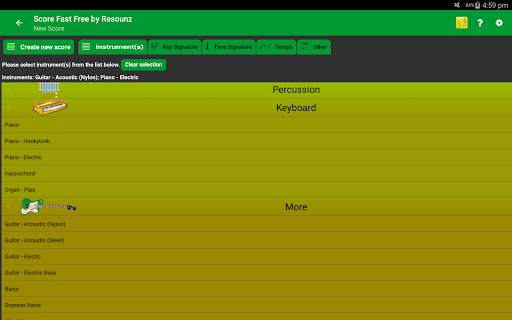 Score Fast Free: compose, notate & play music screenshot 13
