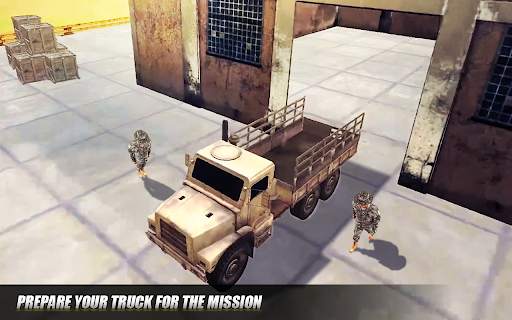 Army truck driving simulator screenshot 1