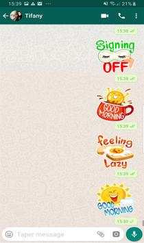 Good Morning & Good Night Stickers "For WhatsApp" screenshot 10