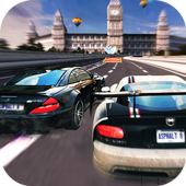 Highway Traffic Driving Car 3D icon